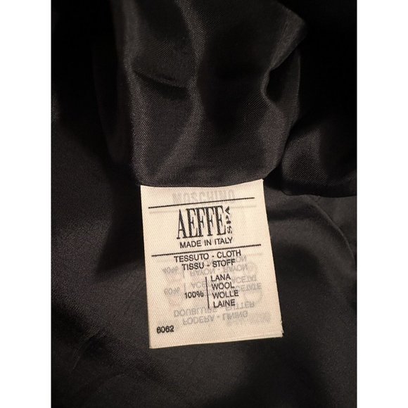 Moschino Cheap & Chic Womens 100% Wool Zip Back Pencil Skirt Black Size 10 - Picture 6 of 8